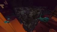 A bastion remnant found within the Nether (Image via u/Ok-Delay7355/Reddit)